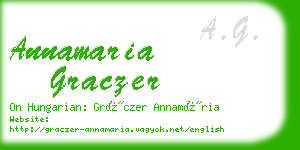 annamaria graczer business card